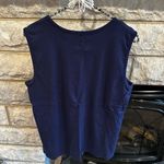 White Stag  navy blue cotton tank top size XL Photo 3