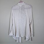 Velvet By Graham Spenser Cream Open Knit Cardigan Sweater Womens M Waterfall Size M Photo 1