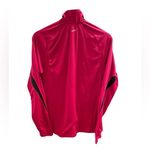 Brooks Women's Pink Quarter Zip Long Sleeve Pull Over Running Workout Top Large Photo 1