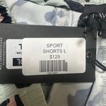 David Lerner  Light Blue Leopard Print Sport Shorts NEW Photo 4