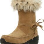 Sorel Tan Winter Boots with Fur Trim Photo 0