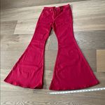 Shyanne  Red Flare Bell Bottoms Denim Jeans Hippie Western Country Women's 30 Photo 7