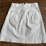 Sabina Musayev McKenna Mini Skirt High Rise Denim White Women’s Size S Photo 2