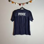 PINK - Victoria's Secret Buffalo Bills VS PINK navy blue mesh jersey bling top Photo 4