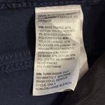 Chico's Chico’s 1.5R Coated Snakeskin Print Skinny Jeans Navy Blue Cropped Ankle 10 Photo 2