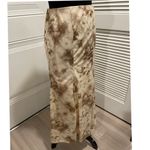 Moon River Anthropologie  Tie Dye Maxi Dress Brown Beige Casual Summer Boho Photo 3