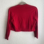 Covington  Women's Lace-Accent Red Cardigan Photo 5