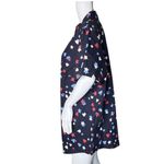 Woman Within Shirt Womens 18/20 Blue Red White Button Up America Casual Preppy Photo 2