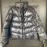 Betsey Johnson  Navy Sparkle Puffer Jacket Photo 0