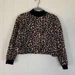 Nasty Gal Leopard Print Sweatshirt XS Photo 1