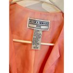 Jessica Howard  Petite Peach Linen Blend Cropped Blazer‎ Jacket - Size 6 Photo 2