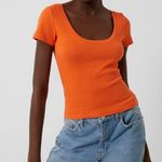 French Connection Tommy Ribbed Top size Large Photo 3