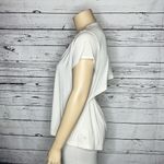 Athleta  Size 2X Magnolia White Cut-Out Back Air Out Cinch Tee Knit Top Shirt Photo 1
