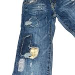 Gadzooks Vintage Y2K Embroidered Appliqué Denim Flare Jeans size 27 Blue Photo 4