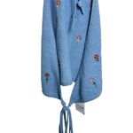 ZARA Knit Floral Embroidered Halterneck Womens Top Size Small Crocheted Photo 5