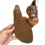 Nurture Boho leather multi color sandal open wedge Orange Size 10 Photo 4