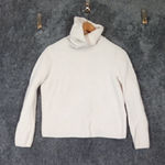 Banana Republic  Ribbed Turtleneck Cashmere Pull9ver Cropped Womens M Photo 0