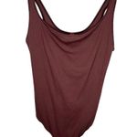 SKIMS stretch cotton ribbed garnet tank top body suit size 3X Photo 0