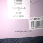 JS Collections Slate Blue Short Sleeve Illusion Cocktail Dress 16 NWT Photo 10