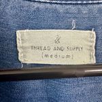 Thread and Supply  Blue Denim Shirt Photo 1