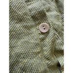 Flax  Linen Button Down Layering Top Women Large Spring Summer Fringe Beach Trip Photo 8