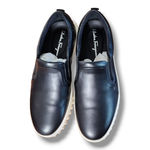 Salvatore Ferragamo  Cruise Black Leather Slip-On Shoes Men’s Size 6.5/W8.5 Photo 4