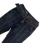 Pilcro and the Letterpress Anthropologie Seamed Belted Ankle Jeans, Sz 25 Photo 7