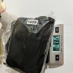 Lulus Black Mateo Strapless Dress w/ Eyelash Lace Hem - Size M Photo 12