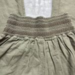 REWASH  Brand Wide Leg Pants Women's‎ Size Large Ruched High Waist Linen Rayon Photo 4