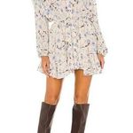 Free People  Flower Fields Mini Dress in Ivory Size Small Photo 0