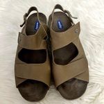 Wolky Leather Star Sandal Sz 11.5 EU 42 Brown Photo 1