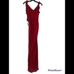 Reformation Ferrara cold-shoulder ruffle-trimmed crepe maxi dress Photo 5