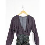 ZARA  Multi Color Polka Dot Wrap Midi Dress Size Small Kidcore Quiet Luxury Photo 3