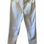 Levi's Levi’s white crop jeans high rise silver tag Photo 1