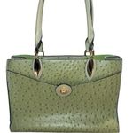 Elegant Green ostrich style Handbag Photo 0