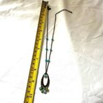 Rachel Blue and green beaded pendant necklace Photo 7