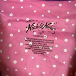 Nick & Nora  Christmas Cocktails Flannel Sleep Shirt Size Medium M EUC Photo 3