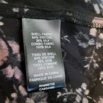 Rebecca Taylor BLACK SEMI SHEER SILK FLORAL PRINTED BLOUSE 10 Photo 10