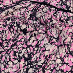 Anthropologie Love the Label Heloise Pink Purple Blue Graphic Blouse Size Medium Photo 4