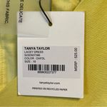 Tanya Taylor  Lacey Dress in Daffodil Yellow Sz 18 NWT w/ V Neck & Puff Sleeves Photo 15