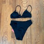 ANDIE bikini Set Santorini Top 90s High Waisted Bottom black size M NWT Photo 2