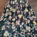 Love fire jumpsuit maxi dress combo size Xs in black cream and pink Purple Photo 1