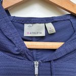 Athleta  Half Zip Hoodie Shirt - Navy Size Small Photo 1