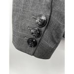 Lafayette 148  Women's One Button Blazer Jacket Long Sleeve‎ Dark Gray Size 4 Photo 3