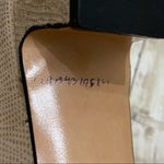 Salvatore Ferragamo Nude Beige Textured Leather Low Heel Pumps Size 8 AAAA Photo 10