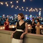 Isaac Mizrahi Silk Tank Top S Black Satin Bow Back Sophisticated Glam Luxury Photo 13