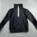 Fabletics  Windbreaker Jacket Women Large 1/4‎ Zip Nylon Reflective Mock Neck Photo 0