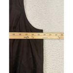 Chico's  Womens 100% Linen Long Tunic Vest‎ Top Brown Lace Blouse Size 2 Large Photo 5