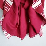 Lovers + Friends  Red And White Striped Lace Up Compass Mini Dress‎ Photo 6