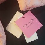 Kate Spade ππ Button Down Diamond Quilted Coat ~ Medium Pink XL NWT Photo 13